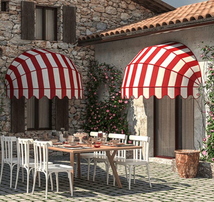 Dome Bellows Awning