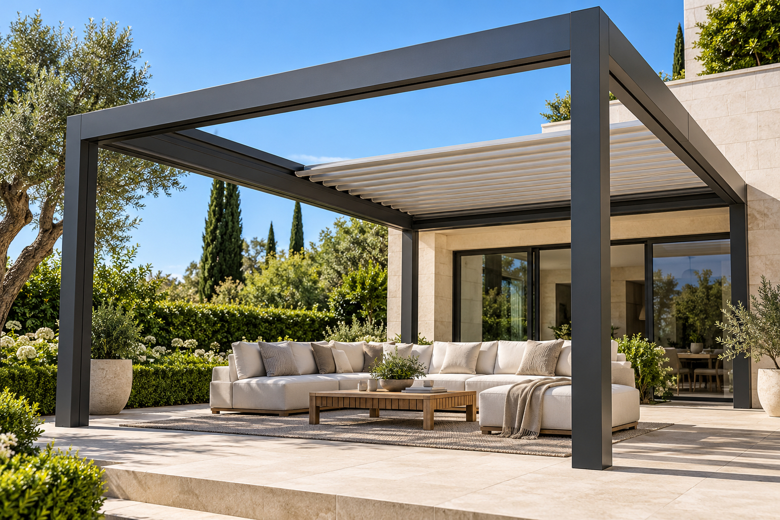 Motorised Rolling Roof