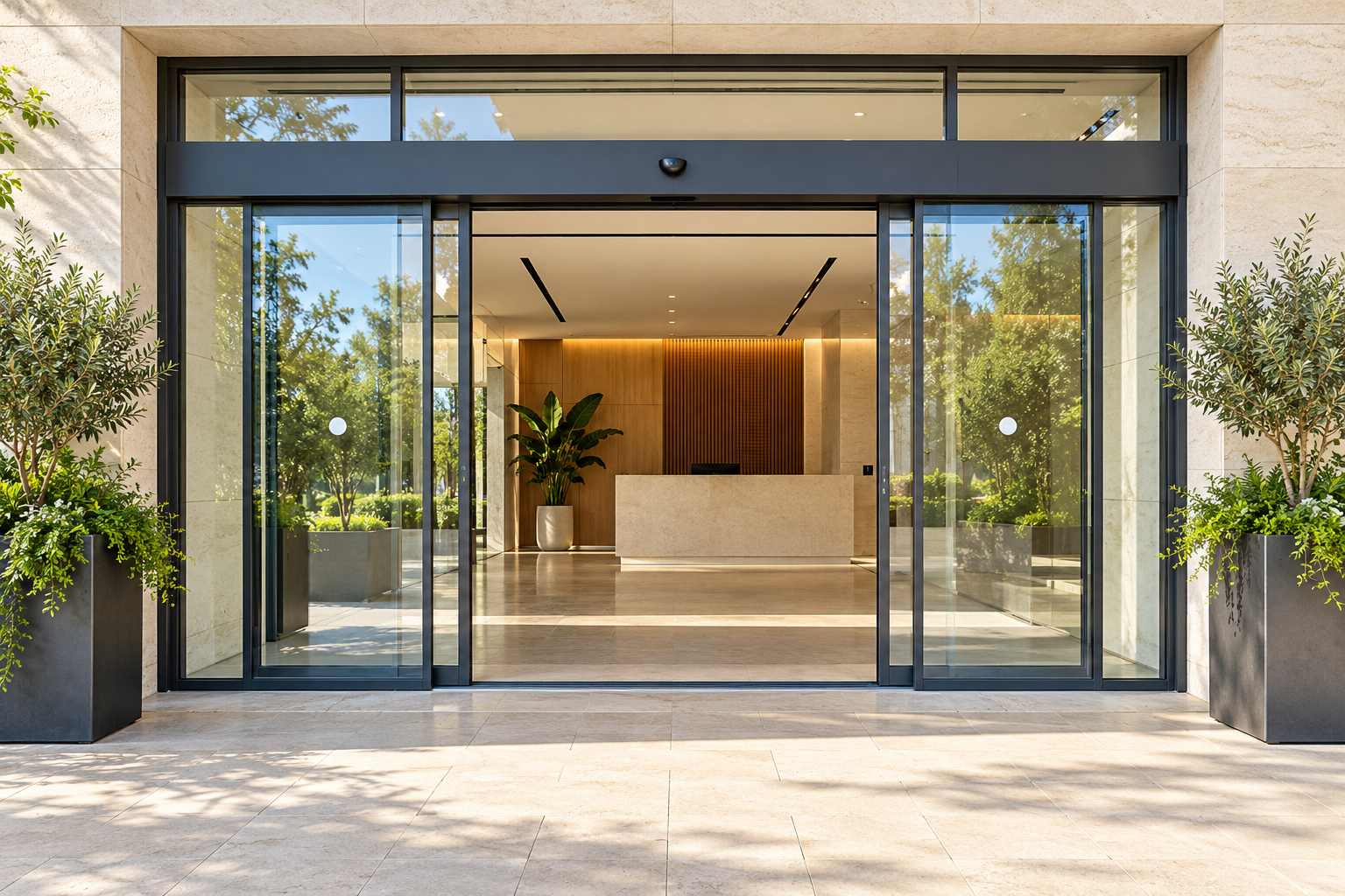 Automatic Photocell Sliding Door